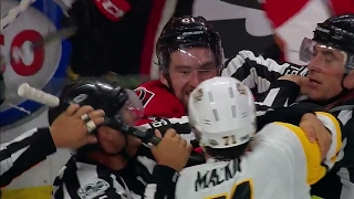 Tempers rising between Penguins and Senators in Game 3 screenshot 4