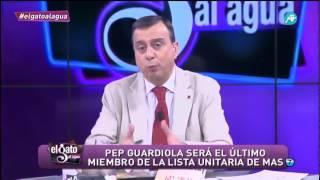 'Pep Guardiola, en sus días de futbolista, no tuvo problema para vestir los colores nacionales'