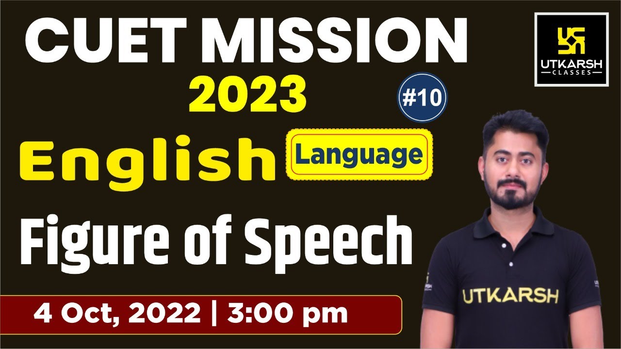 Figure of Speech | English Language #10 | CUET Mission 2023 | By ...