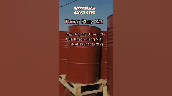 Thùng phi sắt cũ giá rẻ đã Nẵng