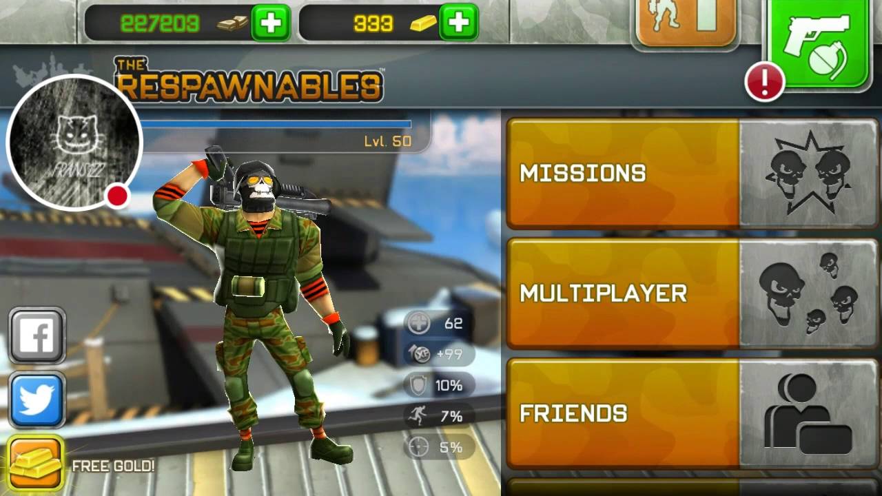 Respawnables|| Double barrel shotgun gameplay