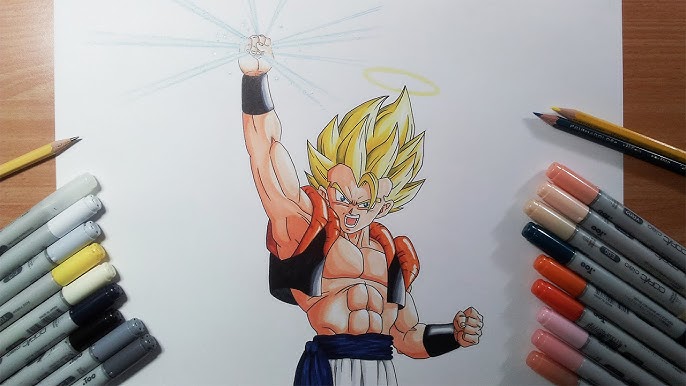 AG #24 - DBZ Goku SSJ3 - [Lapis de cor] - Speed Painting 