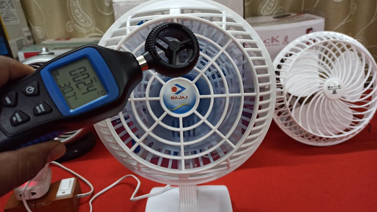 Bajaj Ultima PT01 200mm Table Fan (White) YouTube