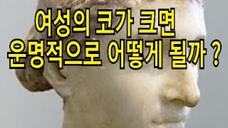 여성의 코가 유난히 크면 관상학적으로 어떻게 될까 ???