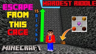 CAN YOU ESCAPE FROM THIS BEDROCK CAGE | MINECRAFT #SHORTS screenshot 4