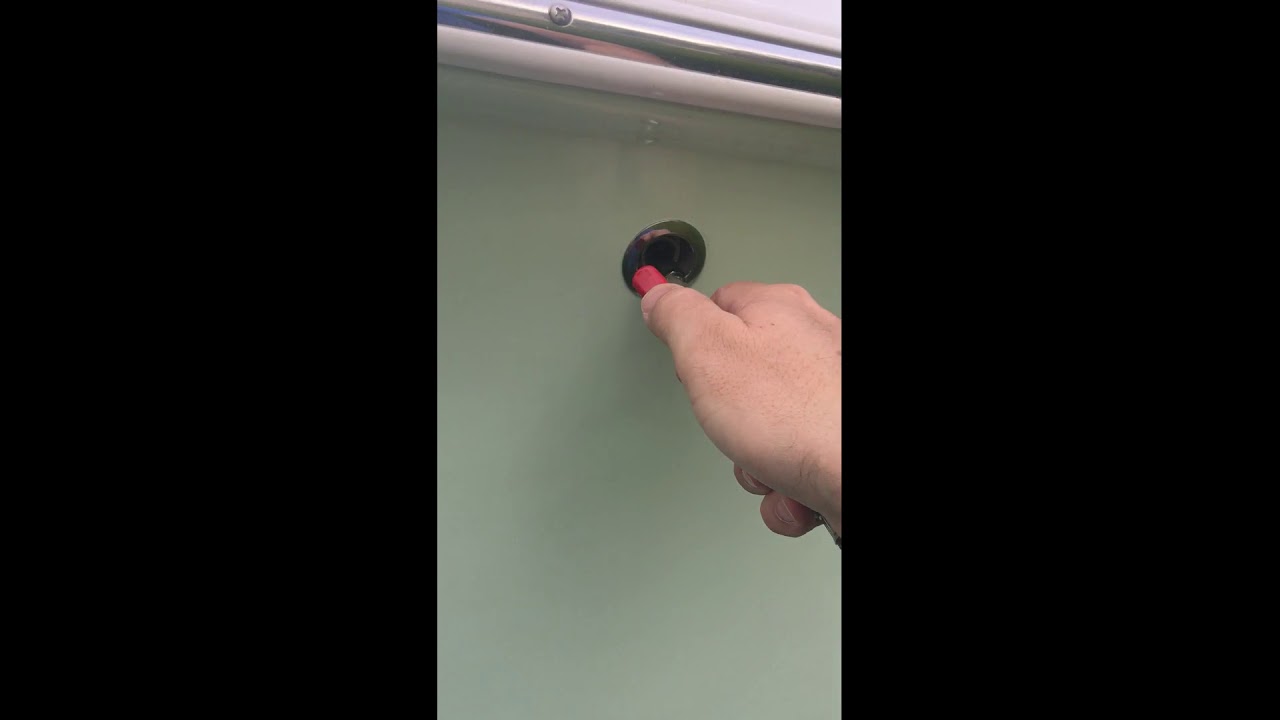 Cleaning Out Condensation From Charcoal Fuel Canister On Boats YouTube