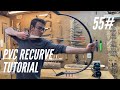 PVC Recurve Bow: Full Tutorial (55 Pounds at 32")