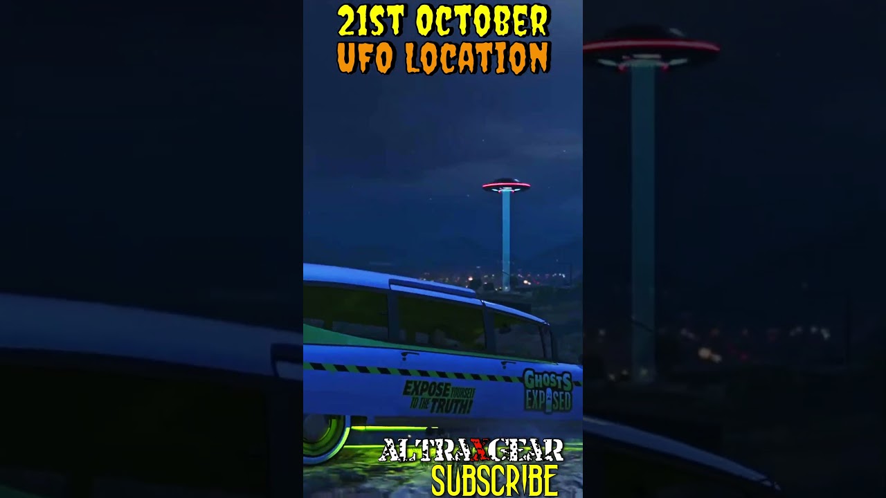 👽 21st October 🛸 UFO Location in GTA Online #shorts
