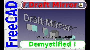 FreeCAD 0.17 Tutorial - Draft Mirror