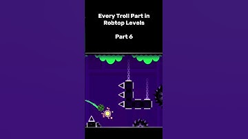 Every Troll Part in Robtop Levels Part 6 #geometrydash #geometrydashlevels #gaming