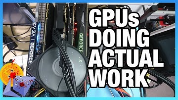 GPUs Doing Actual Work: Quad-GPU Render Machine
