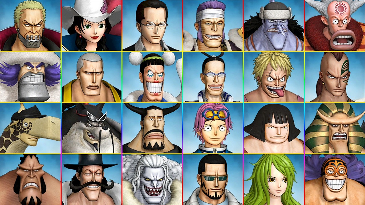 ONE PIECE】アーロン ALL ATTACK・掛け合い集『ワンピース グランド