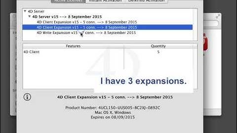 4D v15 R2 License Refresh