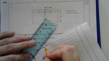 Edexcel M3 IAL May 2014 Q7 Centres of mass