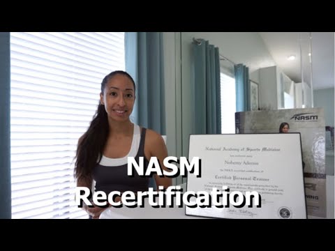 Nasm Recertification Nasm Fitness Nutrition Specialist Certification Fns Nasm Nutrition Coach Youtube