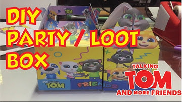 DIY PARTY LOOT BOX EASY TOM & FRIENDS