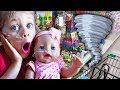 😱Baby Born Kate Meets a NEW Friend with a FEEDING TUBE!! 🌪1st Playdate Disaster‼️