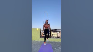 Try this easy cross skip challenge #jumprope #fitness #skipping #skippingrope