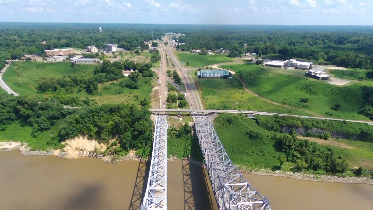 Mississippi River Bridge Vidalia,Louisiana YouTube