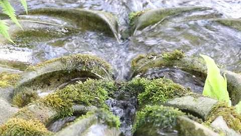 Sevenfold - Flowform Cascade water sculpture/ water feature at Ruskin Mill