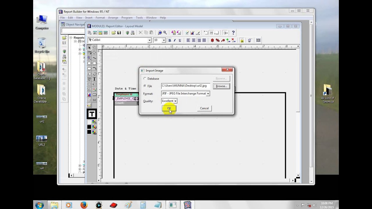 How To Insert Image In A Report YouTube