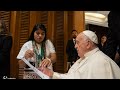 Papa Francisco clausuró  encuentro internacional del sentido. Habla líder Arhuaca Gunnawia Chaparro