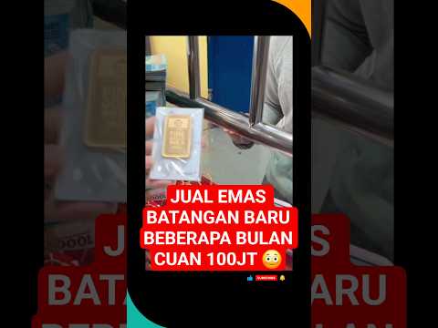 JUAL EMAS ANTAM CUAN 100 JUTA #emas #logammulia #emasantam #perhiasan #tokoemas #faktaunik #shorts