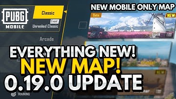 EVERYTHING *NEW* IN 0.19.0 PUBG MOBILE UPDATE! LIVIK MAP!