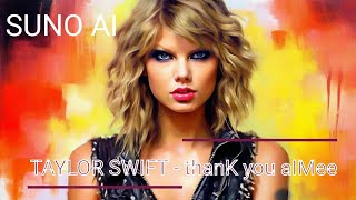 TAYLOR SWIFT - ​​thanK you aIMee | PUNK STYLE (Udio AI Remix)