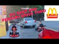 McDonald&#39;s Drive Thru in a GO-KART and a FERRARI!!!!