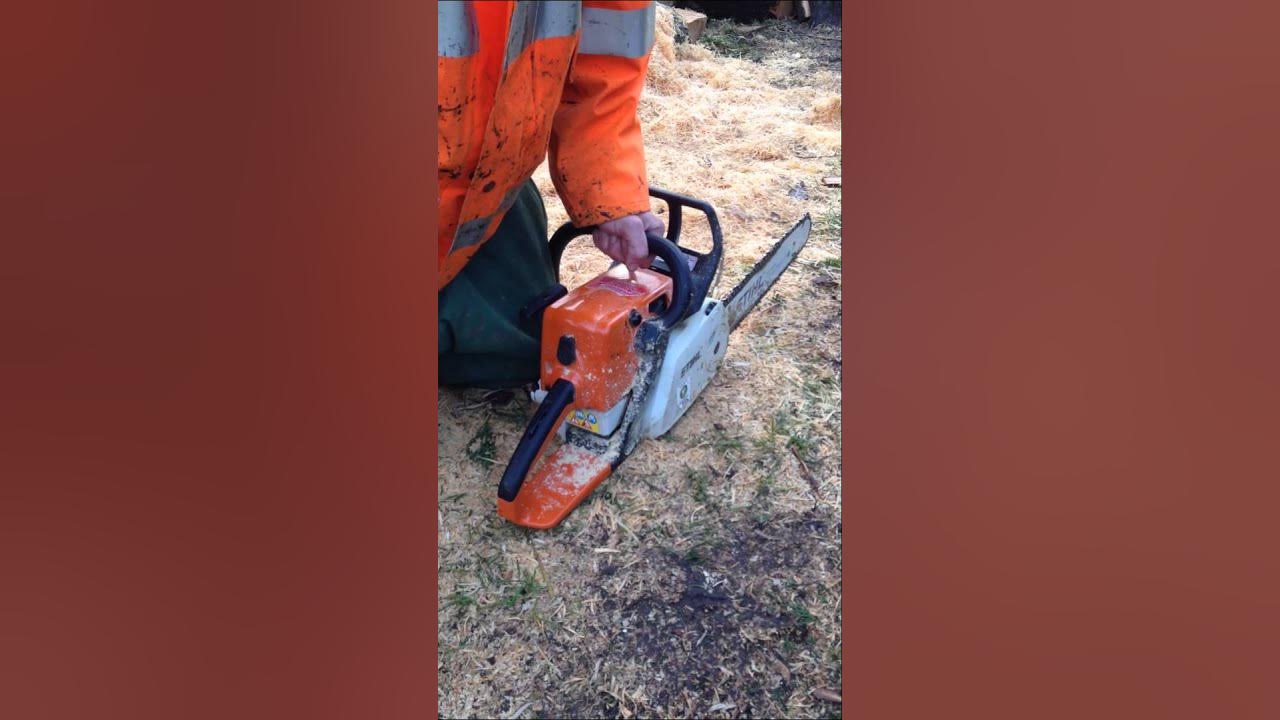 How To Start A Stihl Chainsaw The Easy Way YouTube