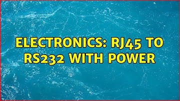 Electronics: RJ45 to RS232 With Power