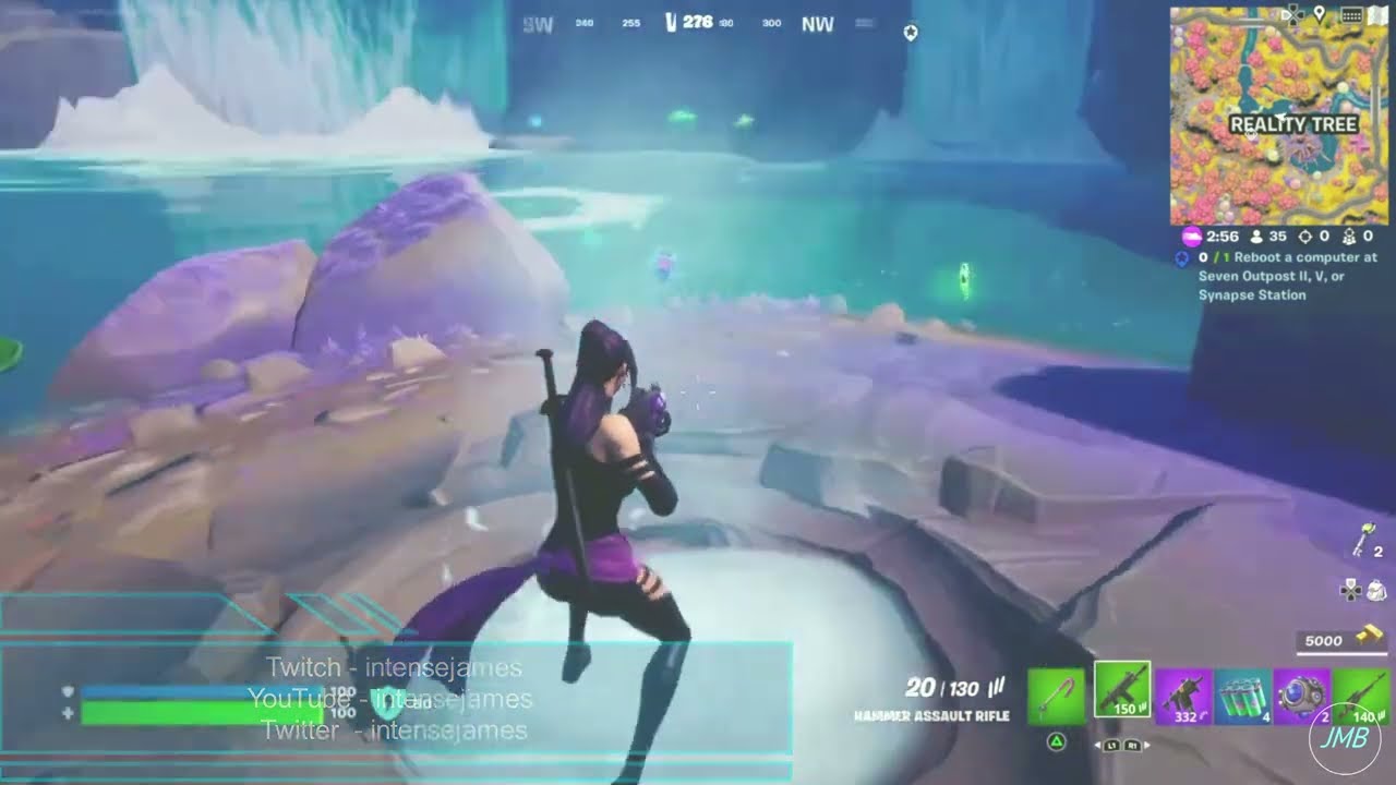 Fortnite Chapter 3 - Season 4 : Surprise 3rd Party Elimination at Reality Tree in Solos Zero Build