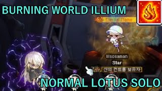 Maple LIVE is OVER! MapleStory Burning World Illium Normal Lotus Solo