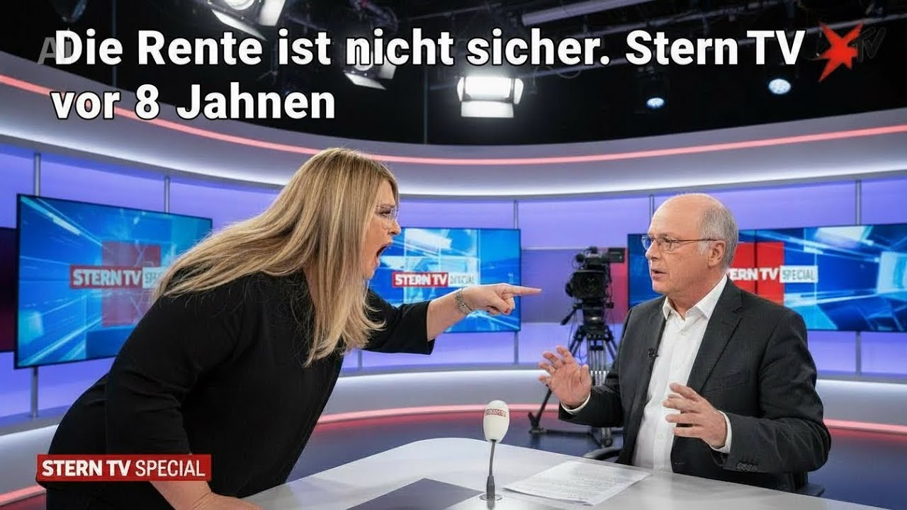 Ilka Bessin geigte Norbert Blüm vor 8 Jahren schon ihre Meinung über die Rente . 