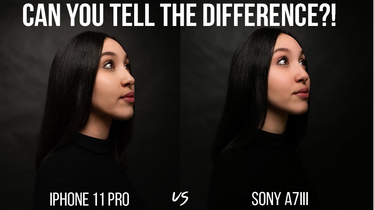iPhone 11 vs Sony a7III Off Camera Flash Style! (Kind of 👀) YouTube