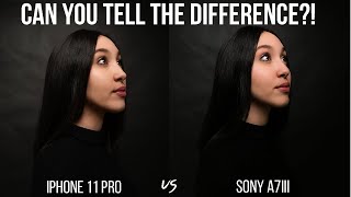 iPhone 11 vs Sony a7III - Off Camera Flash Style! (Kind of 👀)