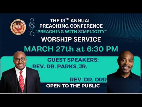 The Transforming Preaching Conference || Evening Preaching Session || March 27, 2026