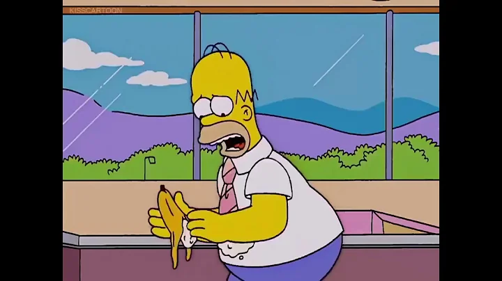 Homer Simpson Cries Over Disappearing Donuts