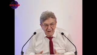 Melenchon se lâche Détruit le président du CRIF
