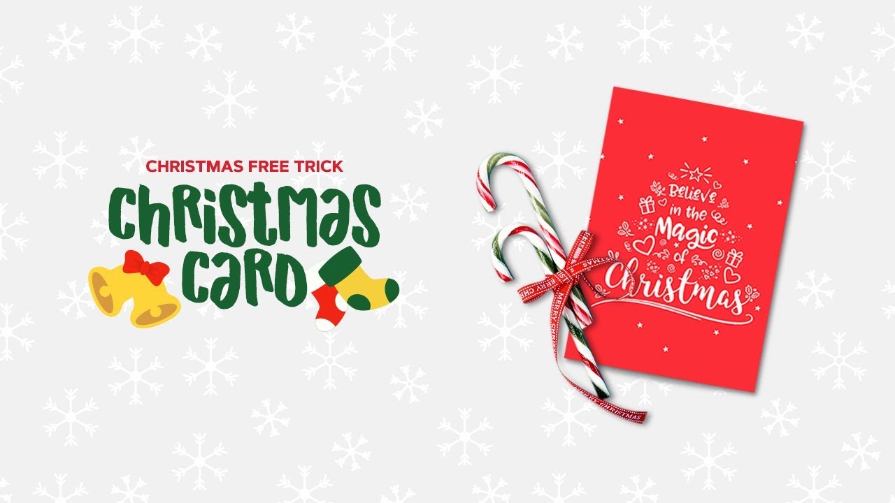 Free Magic Trick Christmas Card YouTube