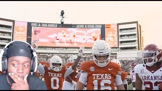 Arch Manning BREAKOUT! 👀🔥 |  | #17 Texas vs. Arkansas | College 2025 Football Highlights