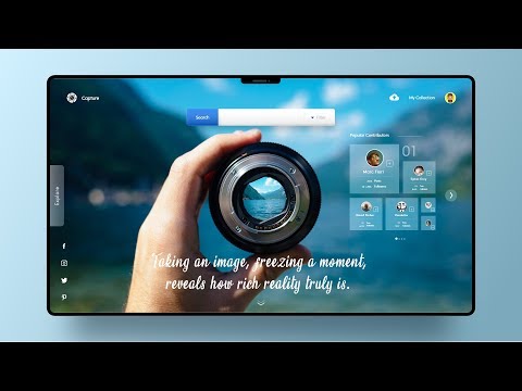 Latest Website UI Design Tutorial | Website User Interface Designing In Adobe XD