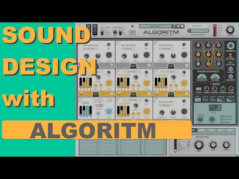 Playing with Reason's new Algoritm, algorithmic FM synthesizer