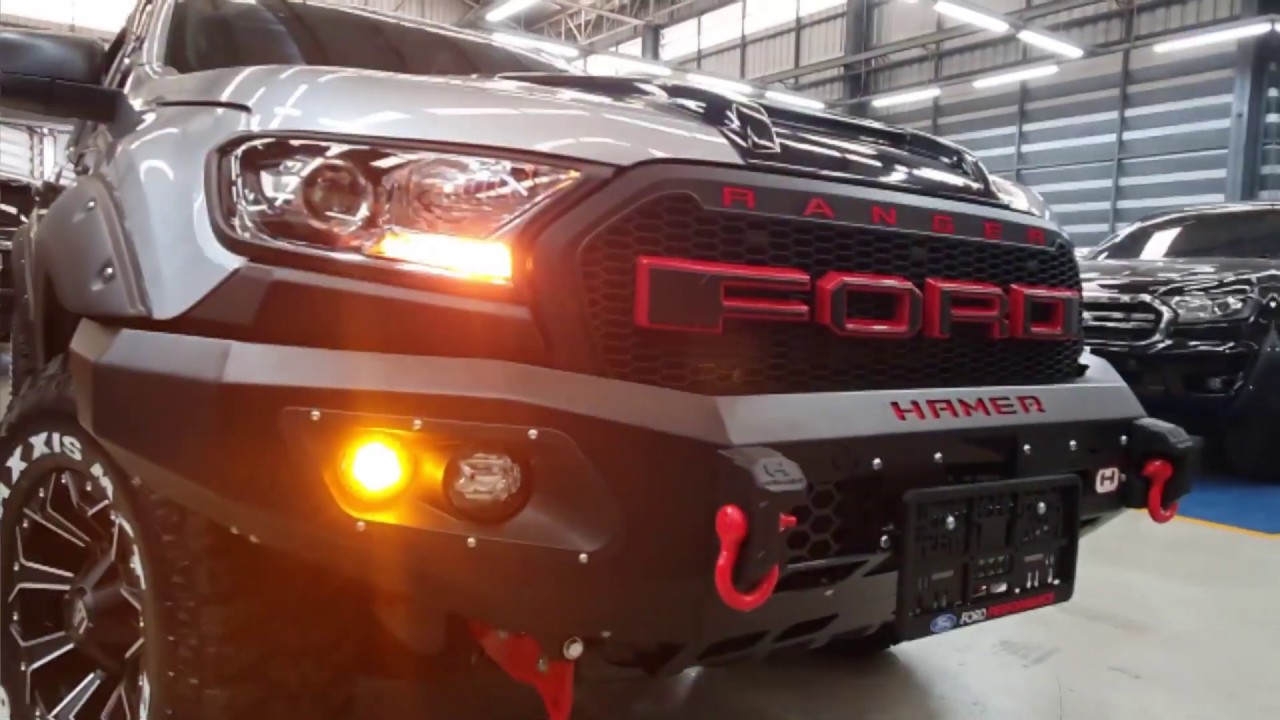 Ford Ranger 2020 XLT Aluminum Metalic Color ชุดแต่งเหล็กรอบคันสุดโหด