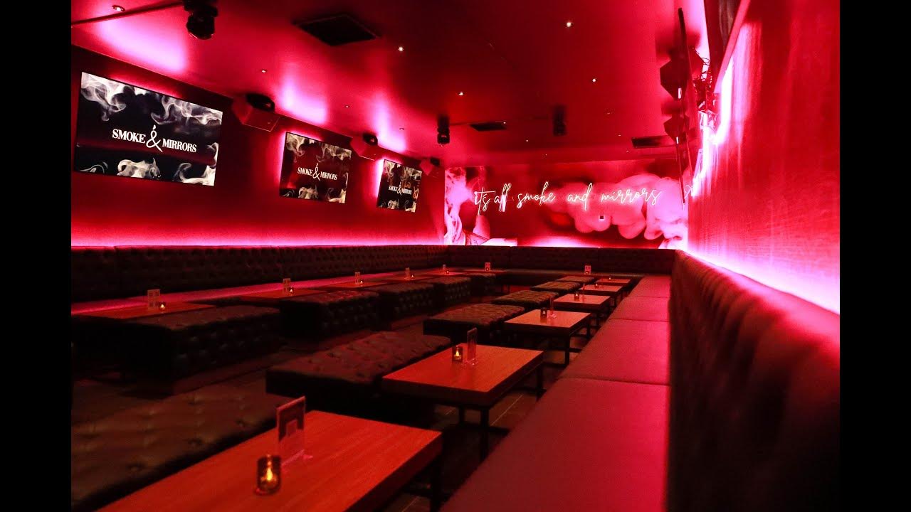 Smoke & Mirrors Astoria NY Design by Tirso Lighting YouTube