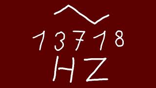 13718 hz triangle