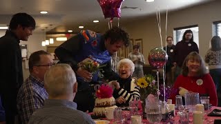 Ringing in 103 years! Meridian woman celebrates milestone around family and friends