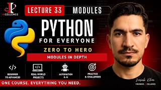 Python Complete Course (2026) | Lecture 33: Python Modules | Import, Built-in & Third-Party Modules