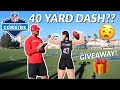 PATH TO THE DRAFT: Girlfriend Does the NFL Combine???